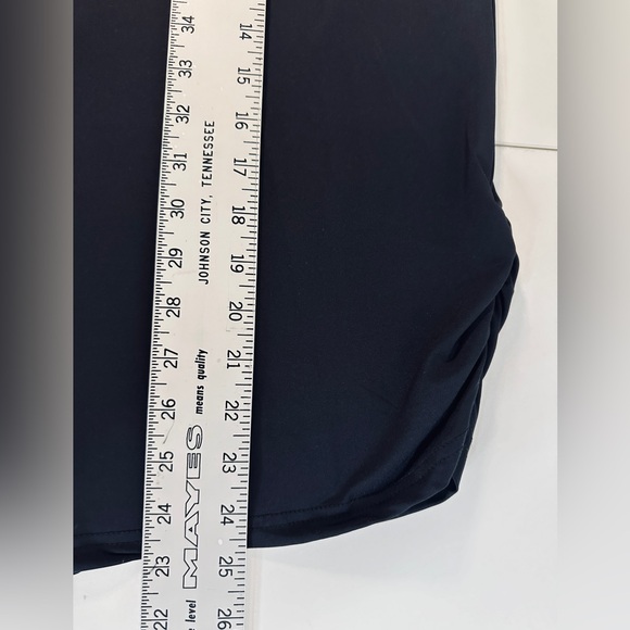 Intimately by Free People Long Sleeve Cross Cut Back into It Black TOP SZ LARGE - Picture 9 of 12